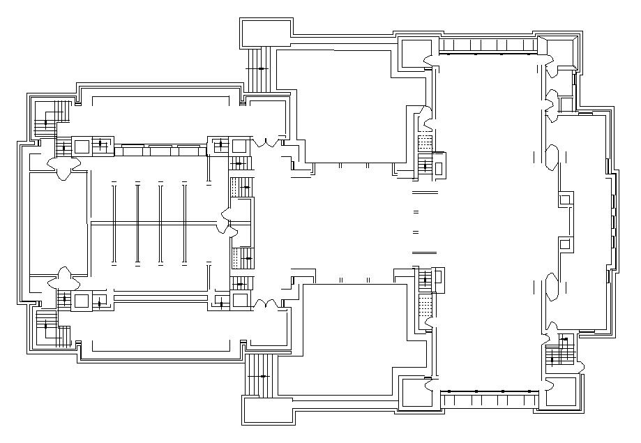 弗兰克·劳埃德·赖特-联合教堂CAD图纸.jpg