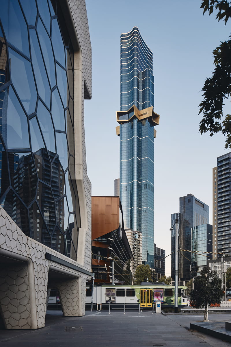 Australia 108住宅塔楼，墨尔本丨Fender Katsalidis建筑事务所